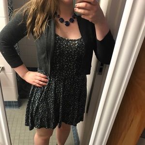 AE Don’t Ask Why Black Floral Dress